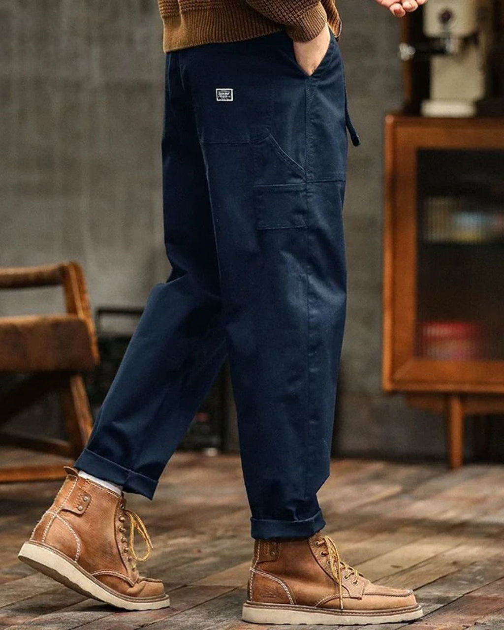 VIBELARA | PANTALÓN CARGO CLÁSICO