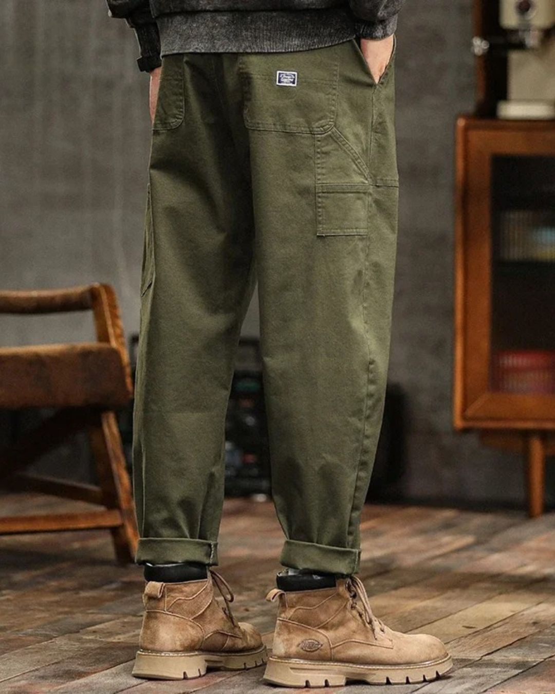 VIBELARA | PANTALÓN CARGO CLÁSICO
