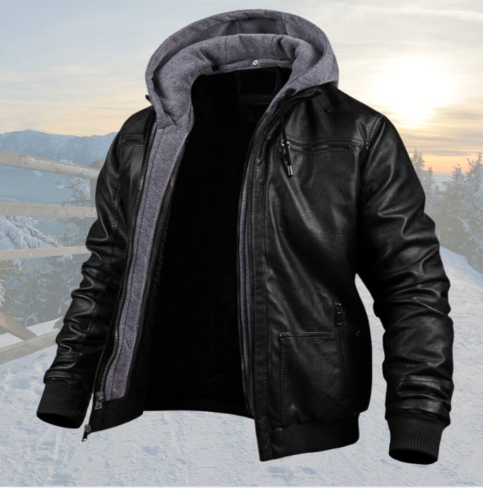 VIBELARA | CHAQUETA DE CUERO DE LUJO