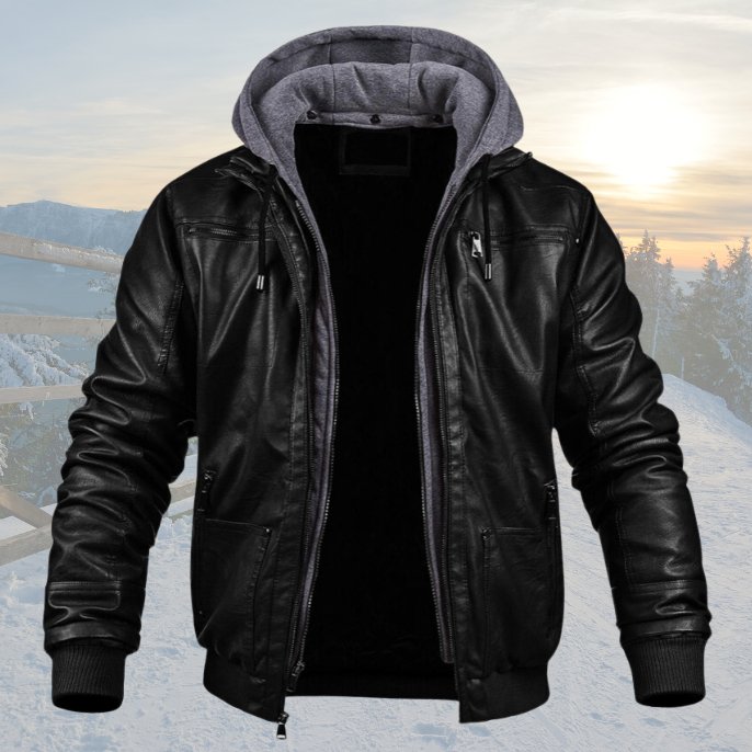 VIBELARA | CHAQUETA DE CUERO DE LUJO