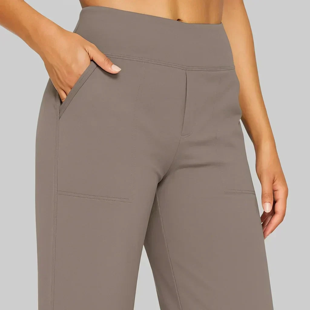 VIBELARA | PANTALÓN ELÁSTICO Y CÓMODO