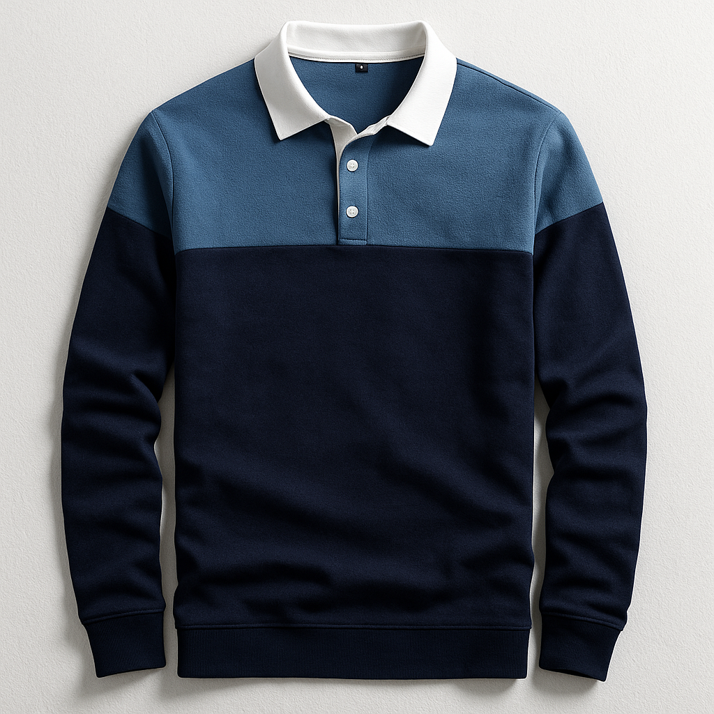 VIBELARA | POLO DE LUJO DE MANGA LARGA