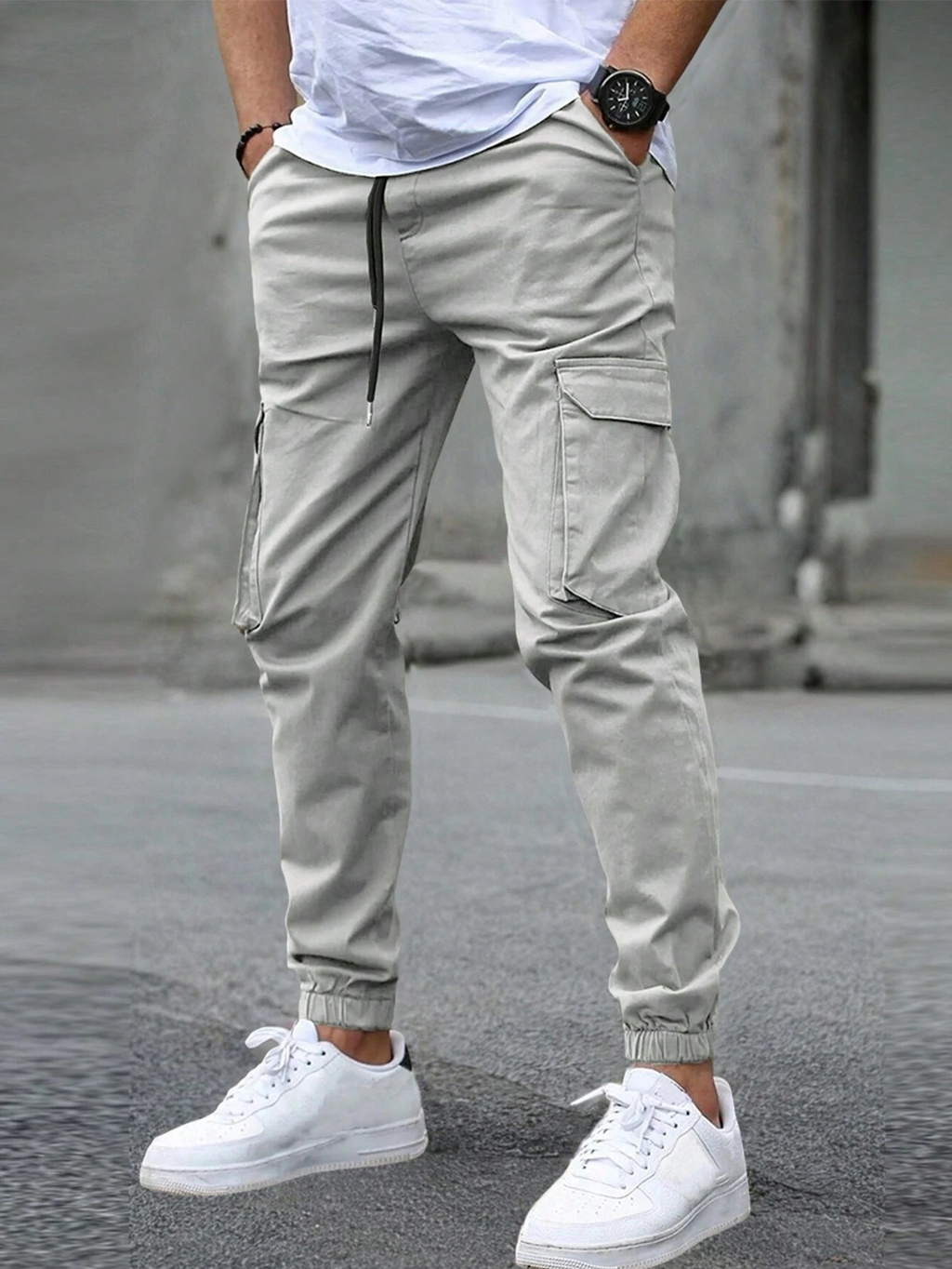 VIBELARA | PANTALONES CARGO JOGGER