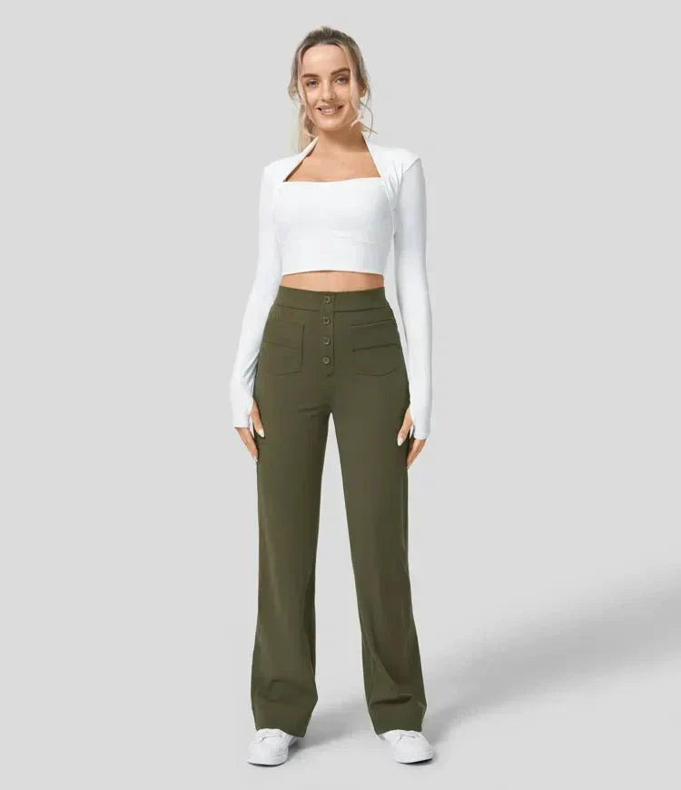 VIBELARA | PANTALONES ELÁSTICOS Y CÓMODOS