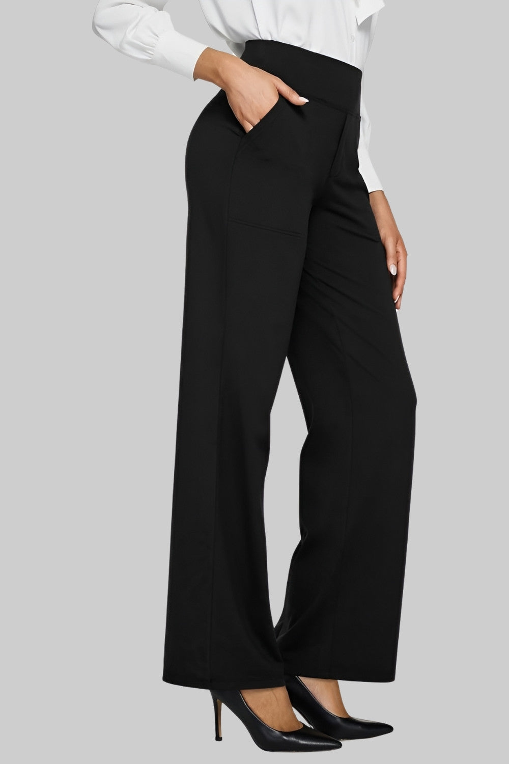 VIBELARA | PANTALÓN ELÁSTICO Y CÓMODO