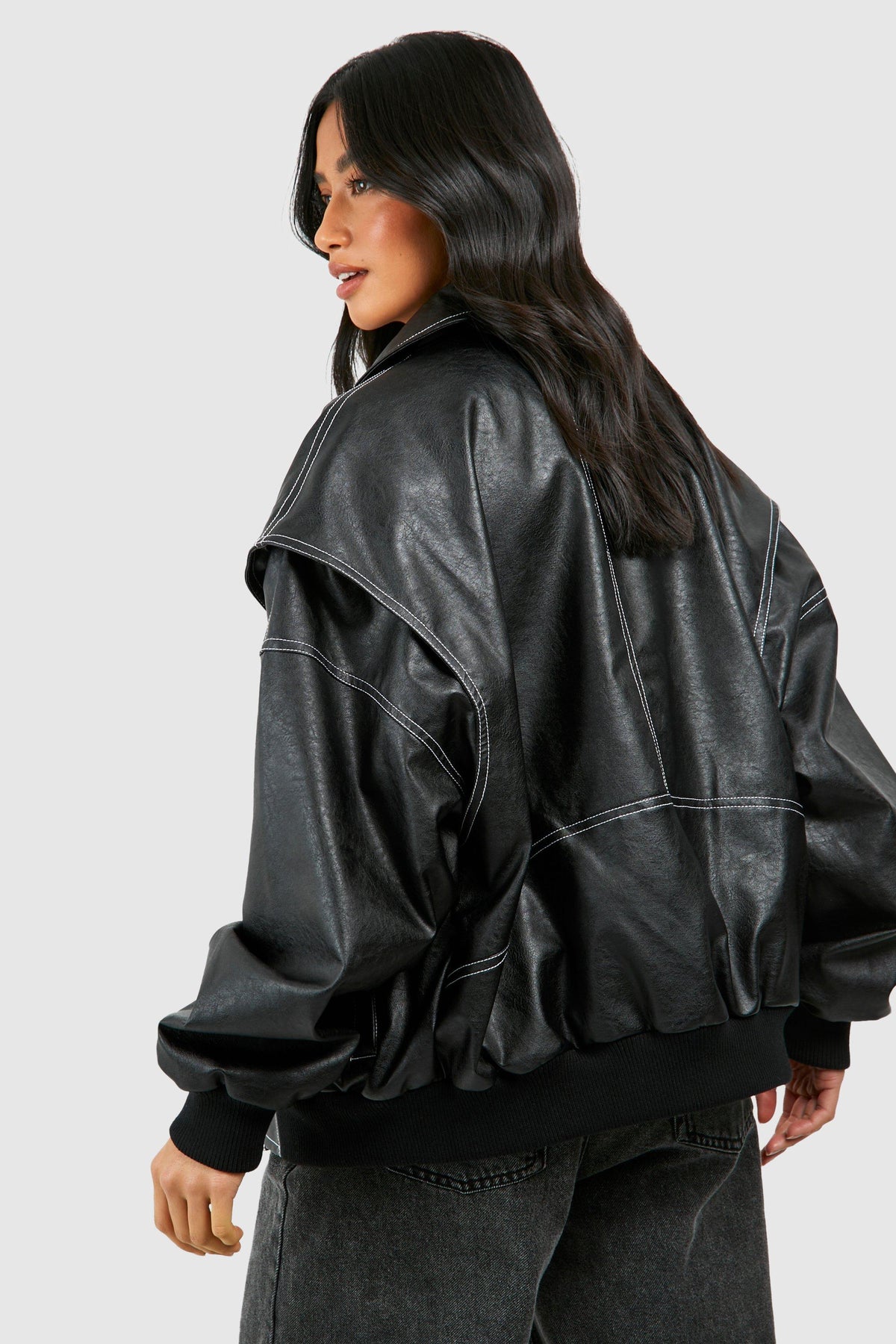 VIBELARA | CAZADORA BOMBER OVERSIZE