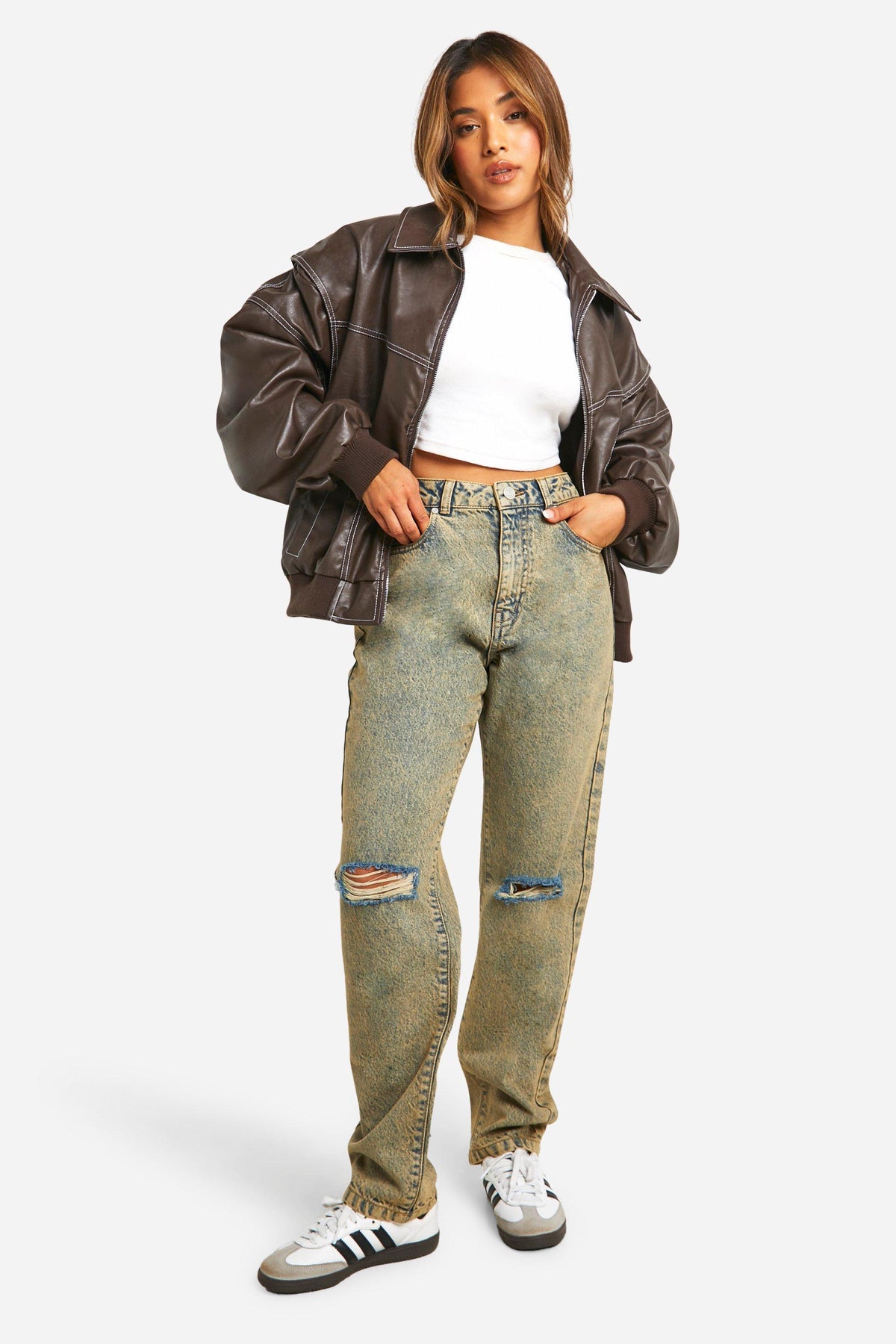 VIBELARA | CAZADORA BOMBER OVERSIZE