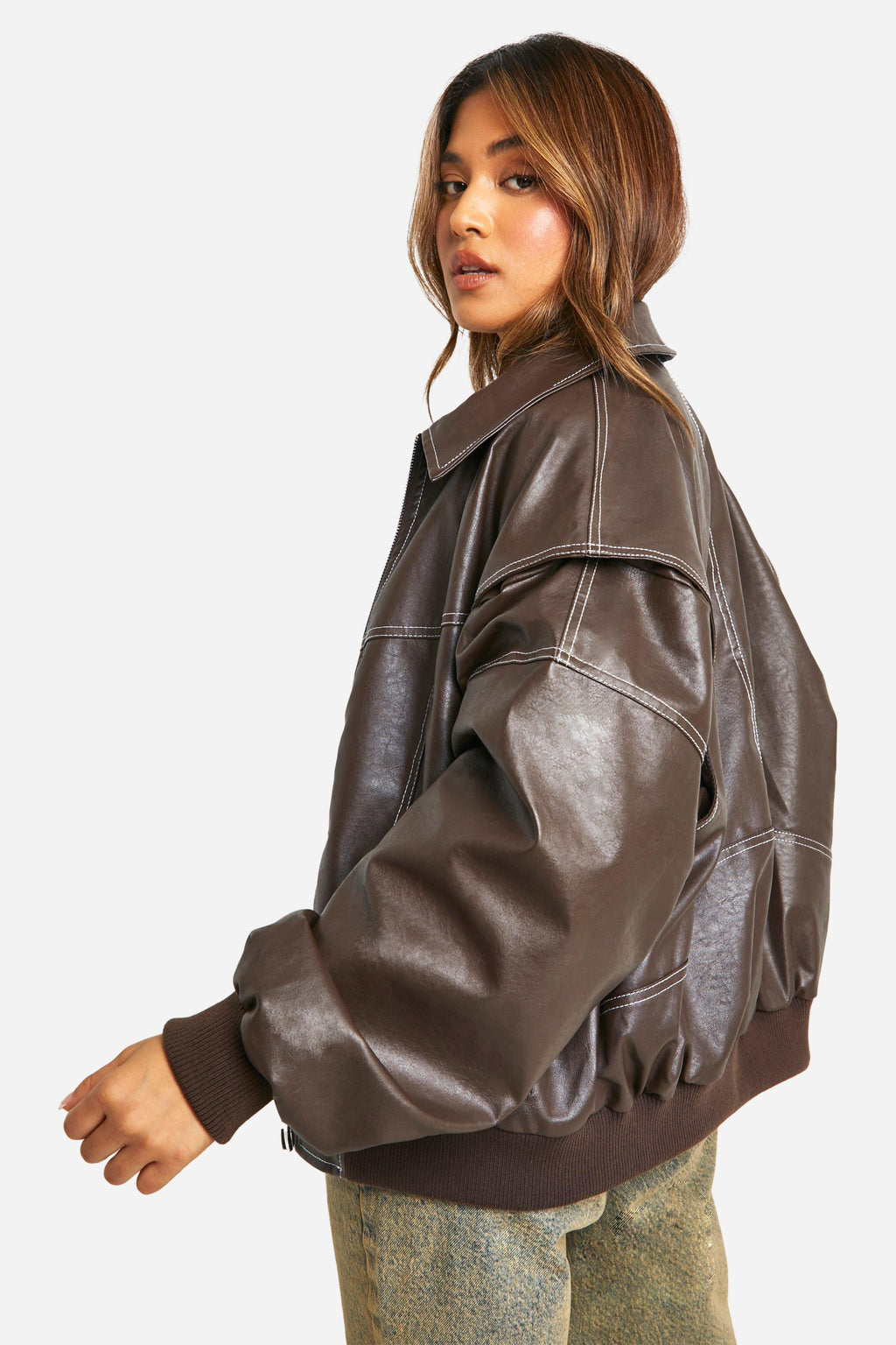VIBELARA | CAZADORA BOMBER OVERSIZE