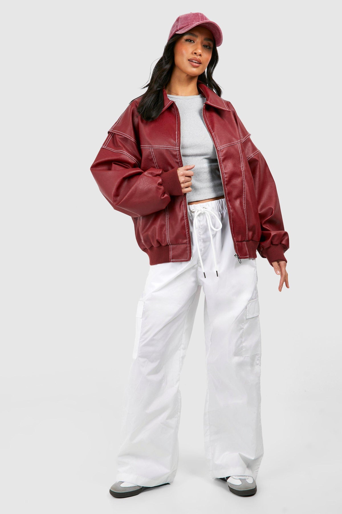 VIBELARA | CAZADORA BOMBER OVERSIZE