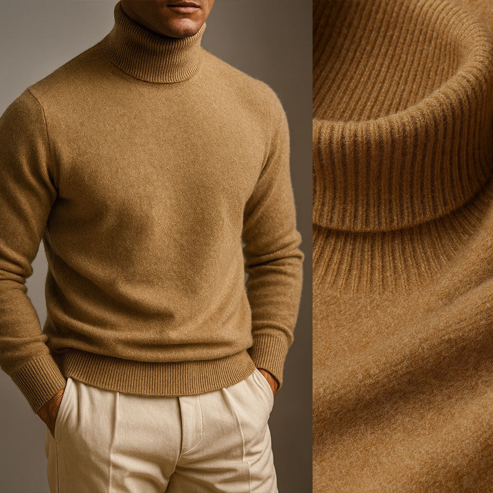 VIBELARA | JERSEY DE CUELLO ALTO PARA HOMBRE