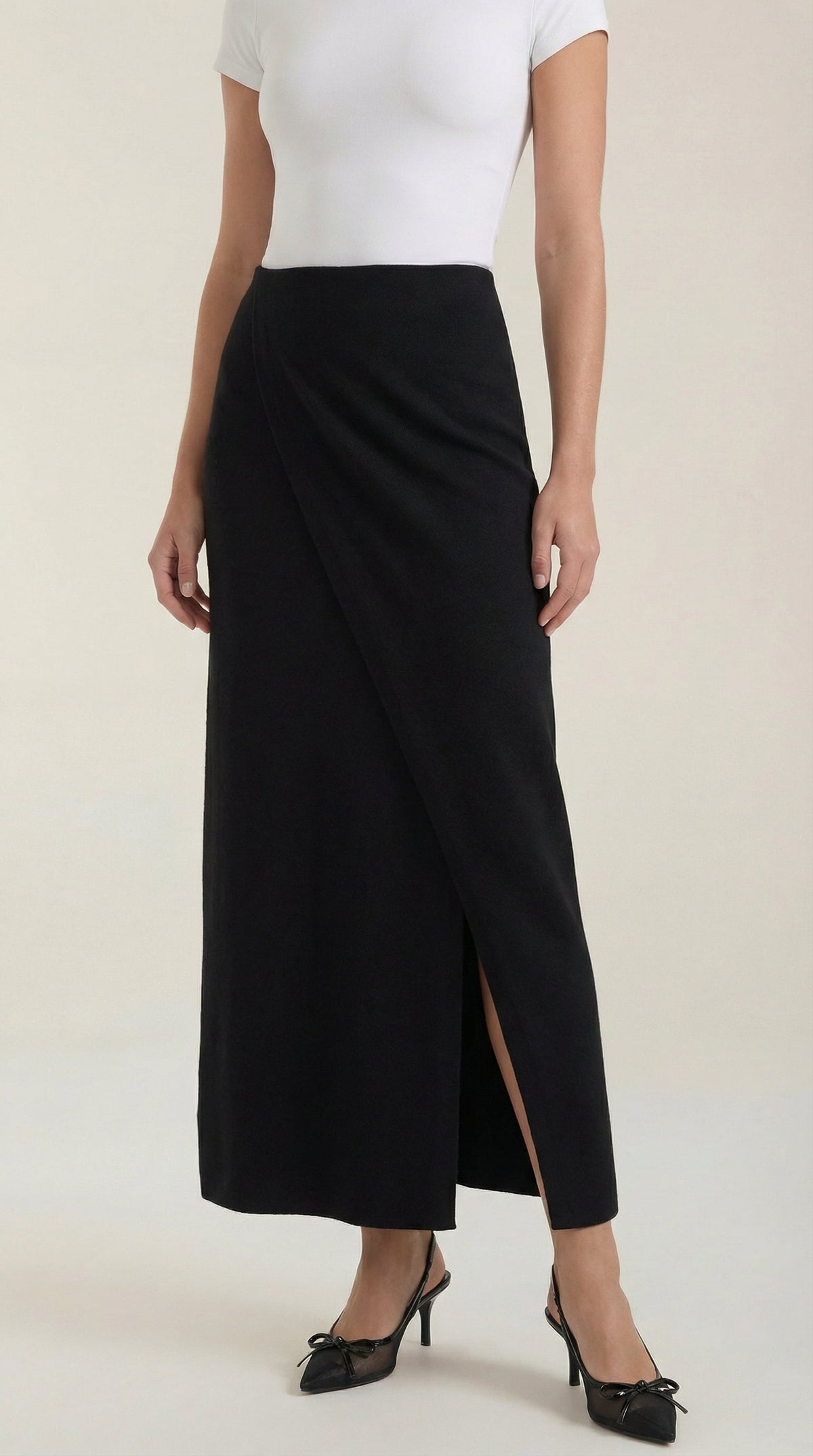 Falda de punto midi Gwendolyn