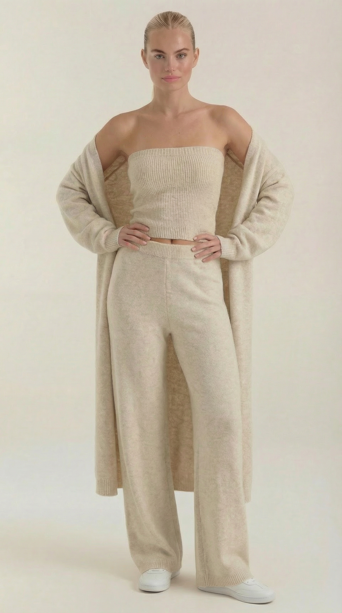 Conjunto de Ropa de Casa Jeanne Strick