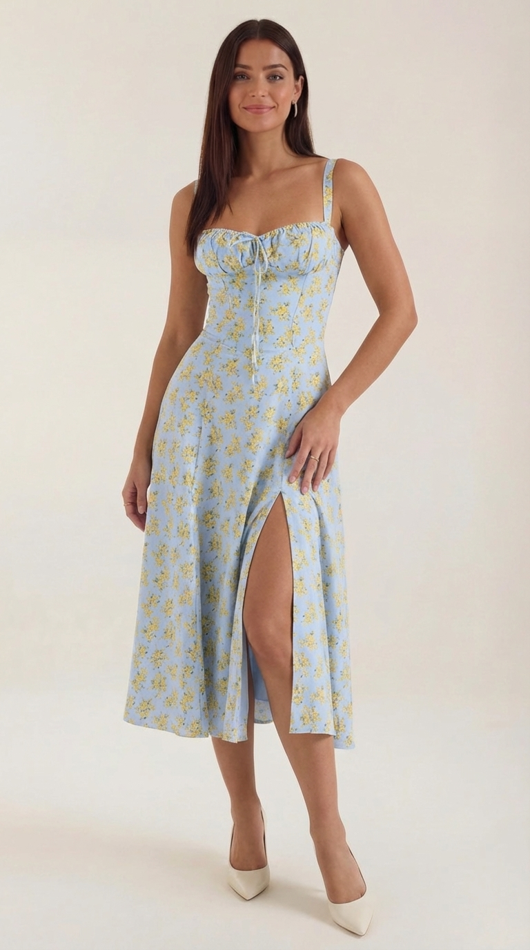 Vestido Midi Julia - Alta Calidad