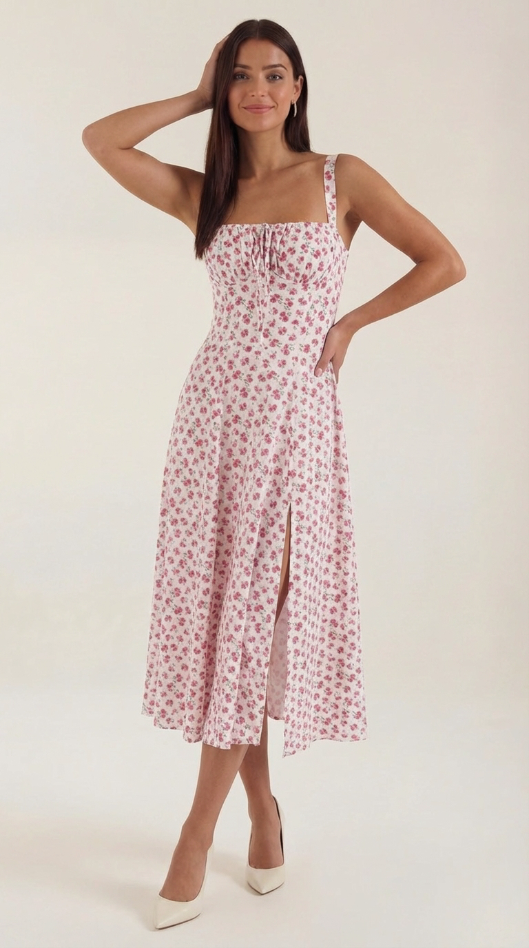 Vestido Midi Julia - Alta Calidad