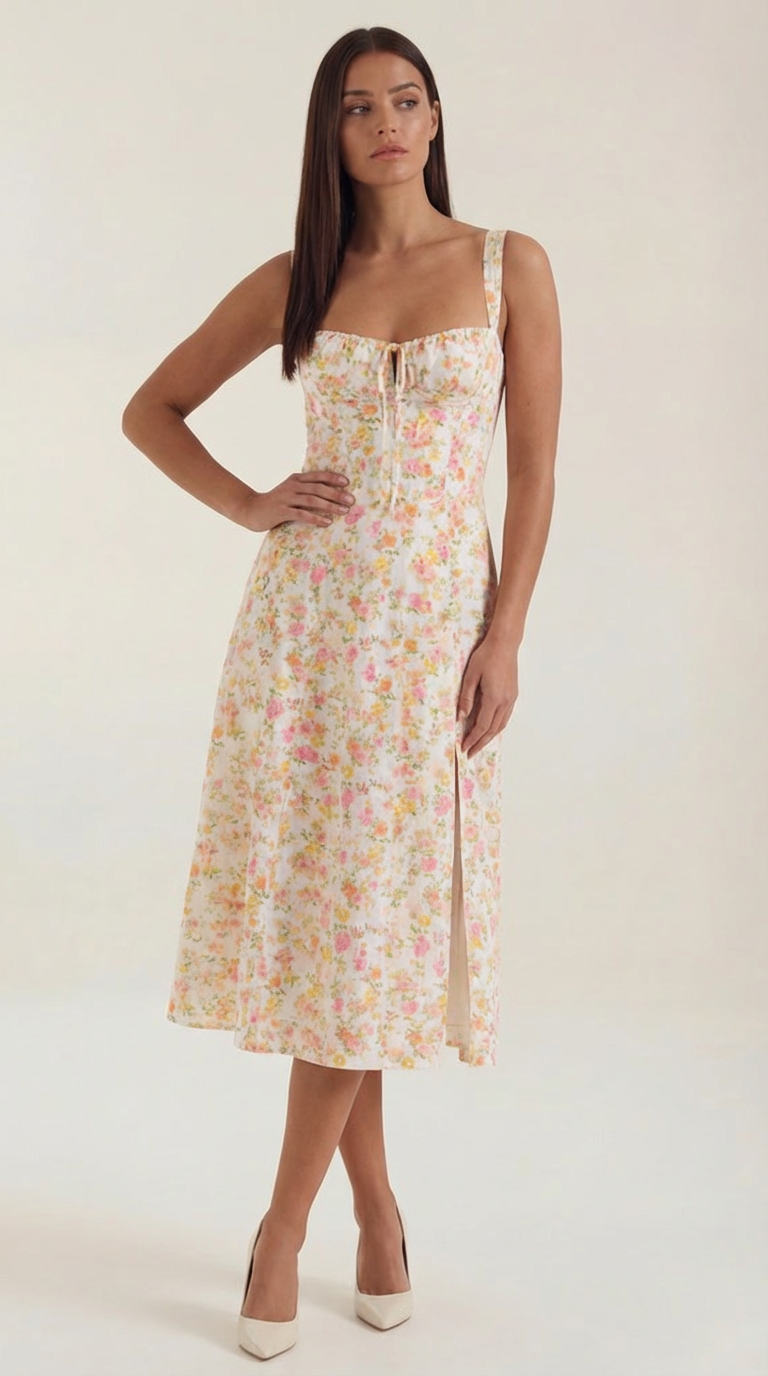 Vestido Midi Julia - Alta Calidad