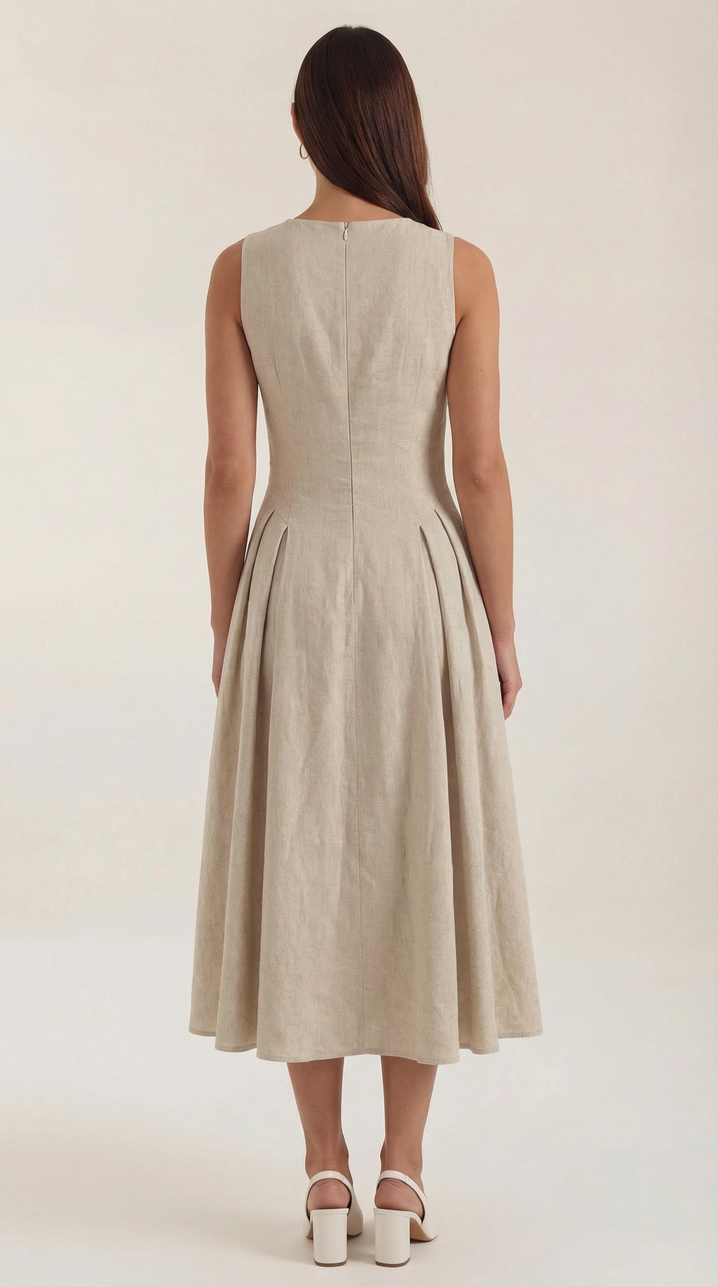 Vestido Midi Nancy con Detalles Cut-out
