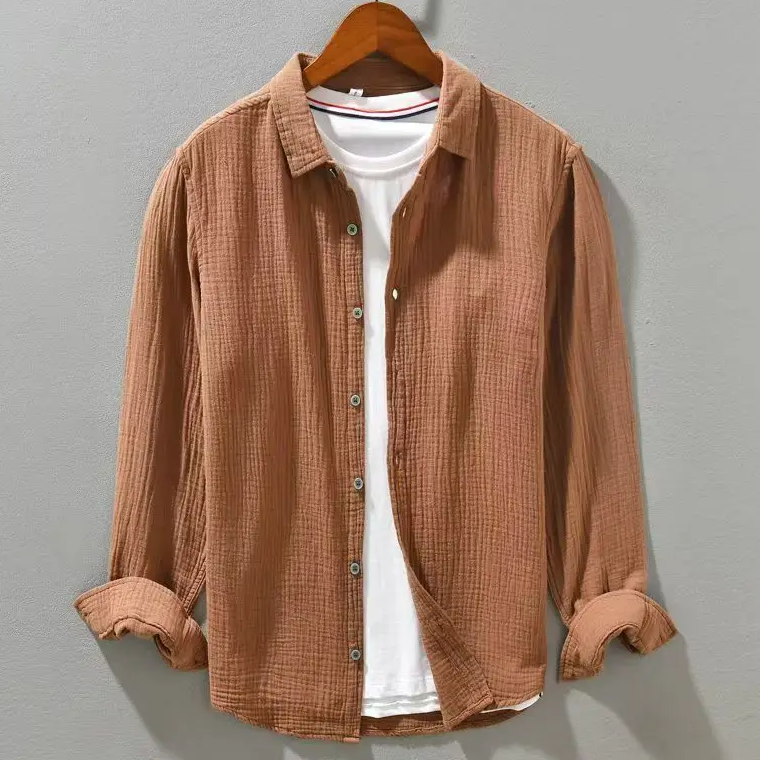 VIBELARA | CAMISA ELEGANTE DE ALGODÓN SUAVE COMO LA SEDA