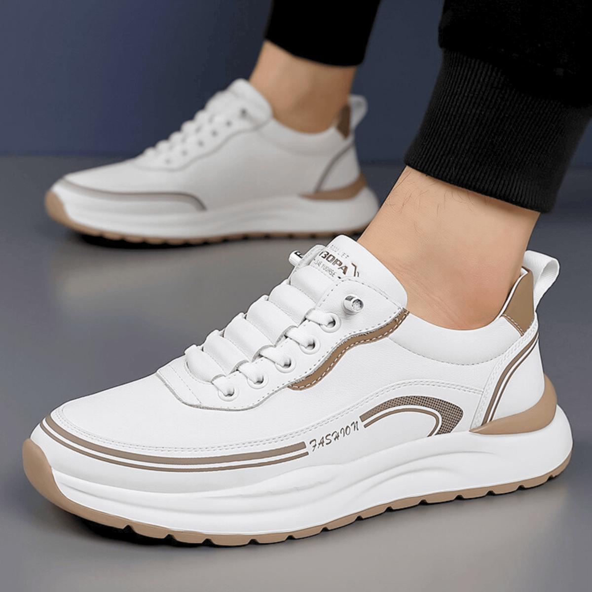 VIBELARA | ZAPATOS URBANOS CON AMORTIGUACIÓN PARA HOMBRE