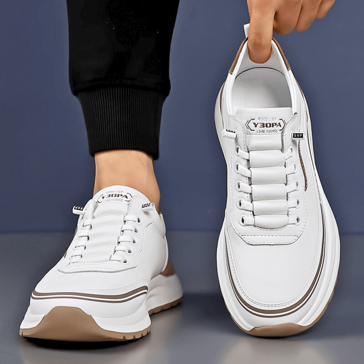 VIBELARA | ZAPATOS URBANOS CON AMORTIGUACIÓN PARA HOMBRE