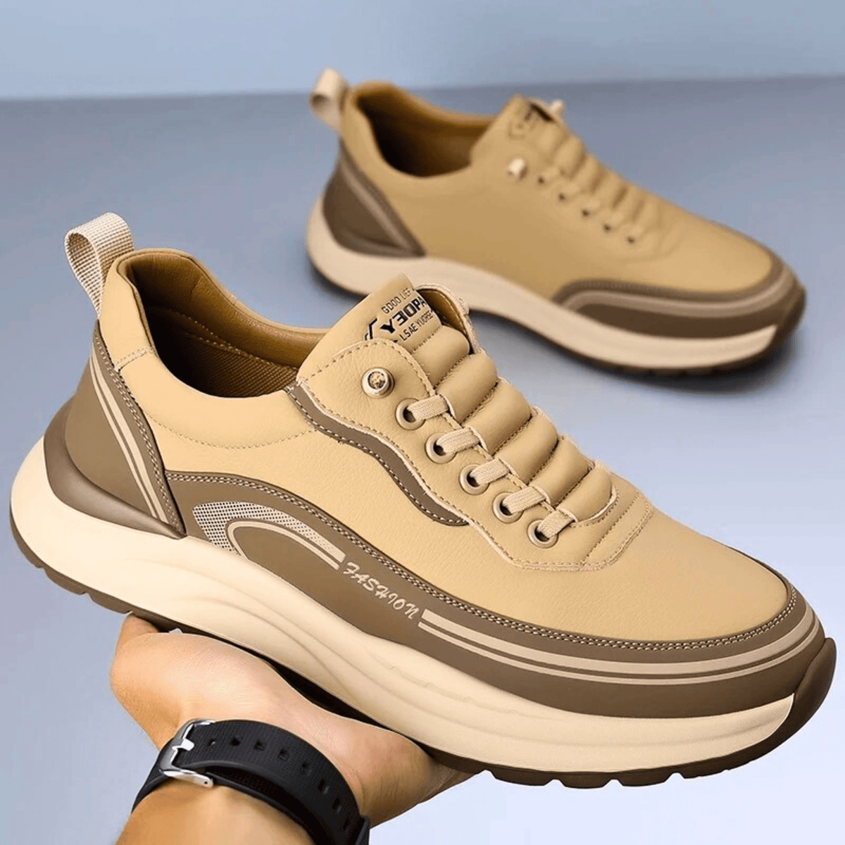 VIBELARA | ZAPATOS URBANOS CON AMORTIGUACIÓN PARA HOMBRE