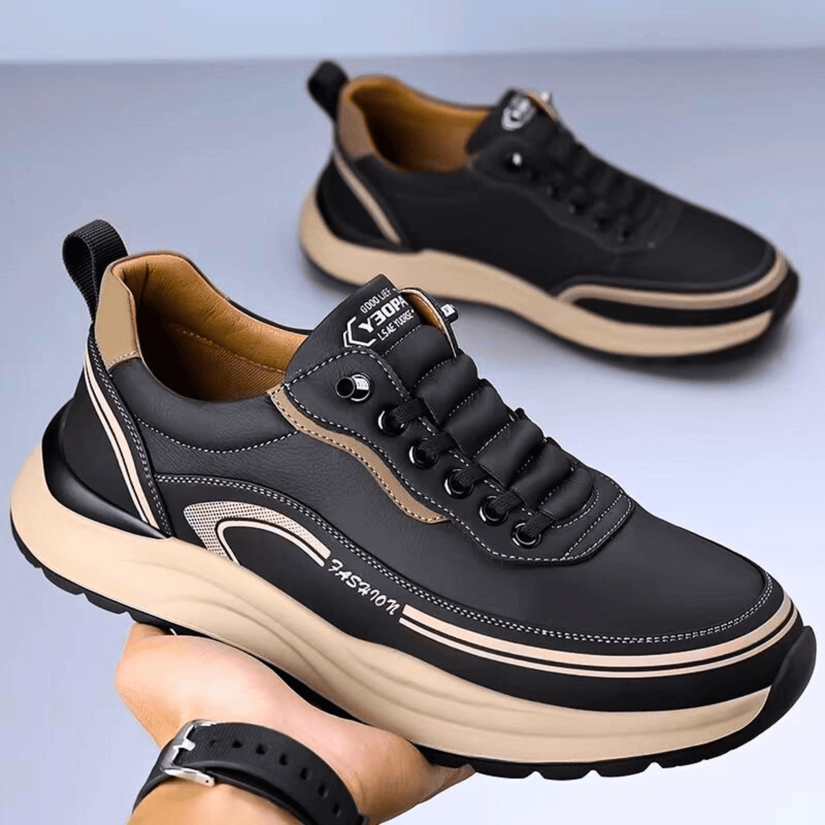 VIBELARA | ZAPATOS URBANOS CON AMORTIGUACIÓN PARA HOMBRE